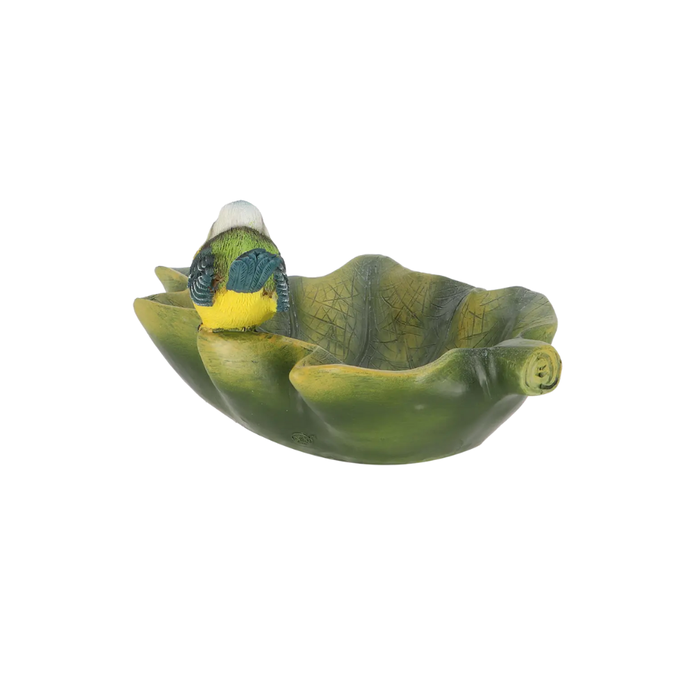 Load image into Gallery viewer, ESSCHERT DESIGN Birdbath Leaf - Blue Tit