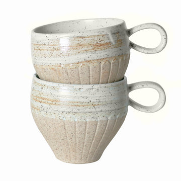 ROBERT GORDON Ceylon Mugs 2 pk - White