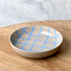 ROBERT GORDON Coastal Junction Stone Salad Bowl 28cm w/ Blue Handbrush