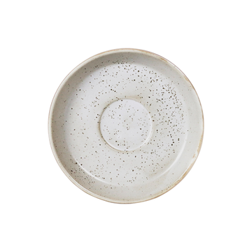ROBERT GORDON Ritual Espresso Saucer - Speckled White