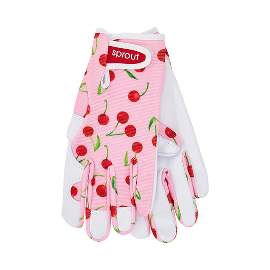 ANNABEL TRENDS Sprout Ladies' Goatskin Garden Gloves, Printed