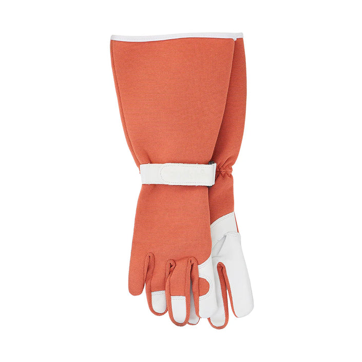 ANNABEL TRENDS 2ND Skin Long Sleeve Large Garden Gloves - Terracotta