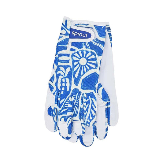 ANNABEL TRENDS Sprout Ladies' Goatskin Garden Gloves, Printed