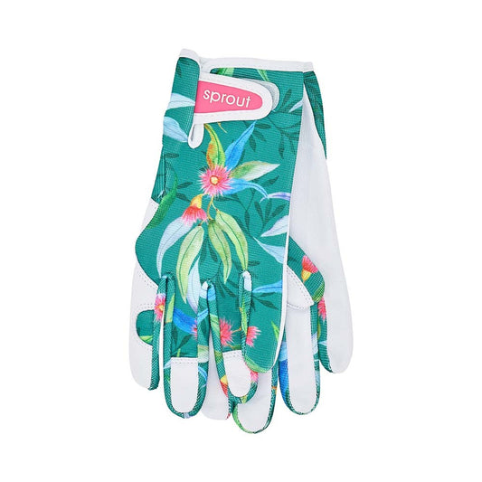 ANNABEL TRENDS Sprout Ladies' Goatskin Garden Gloves, Printed