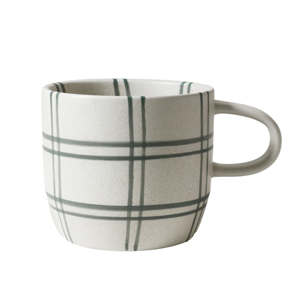 ROBERT GORDON Cat's Pyjamas Mug - Green Linear