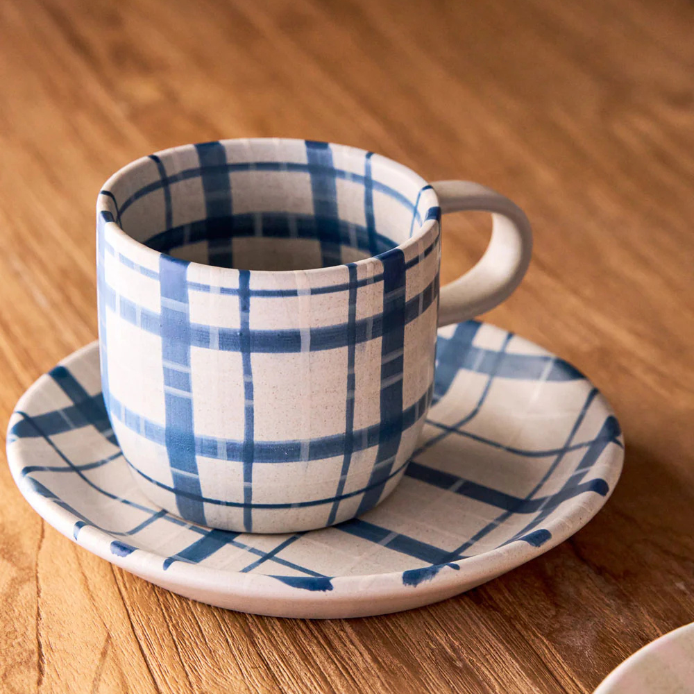 Load image into Gallery viewer, ROBERT GORDON Cat&#39;s Pyjamas Mug - Denim Mug