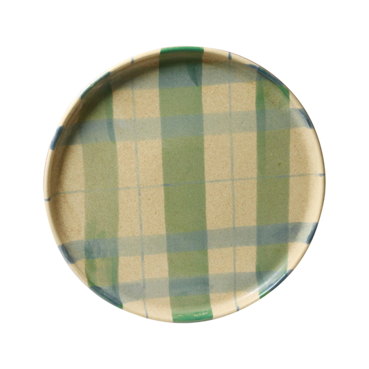 ROBERT GORDON Cinnamon Christmas Cake Plate - Tartan