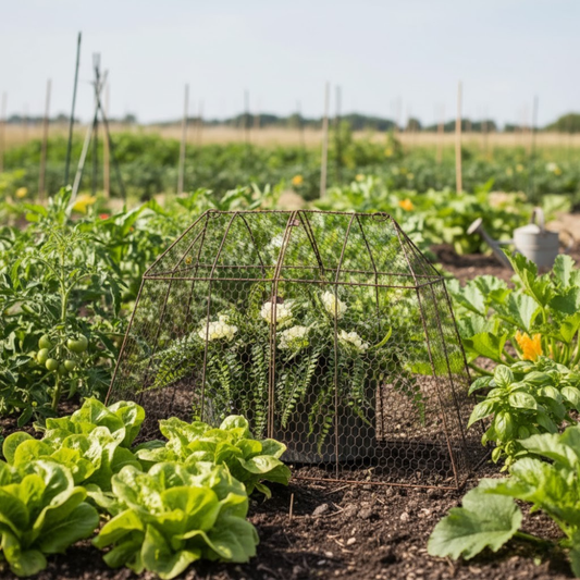 MARTHA'S VINEYARD Rustic Wire Kew Cloche