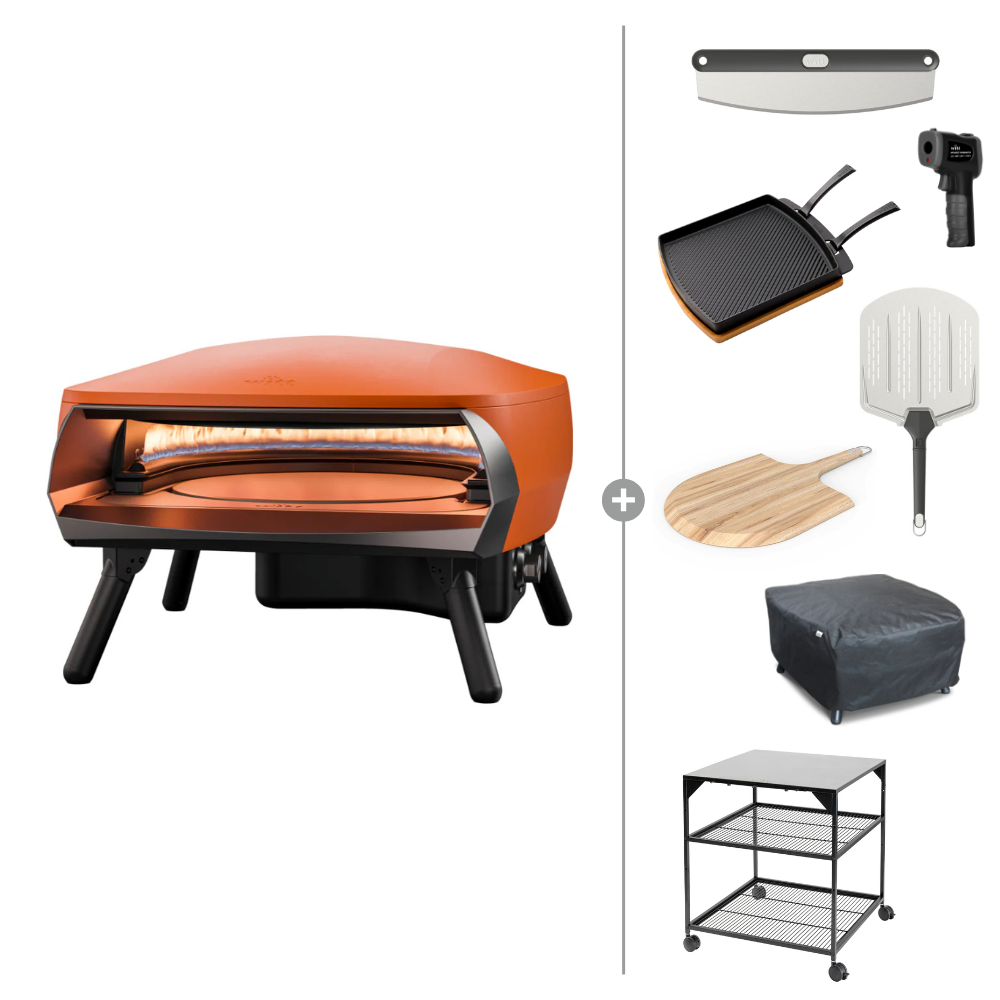 Load image into Gallery viewer, WITT Etna Rotante 16&quot; Gas Pizza Oven w/ Complete Deluxe Kit - Orange