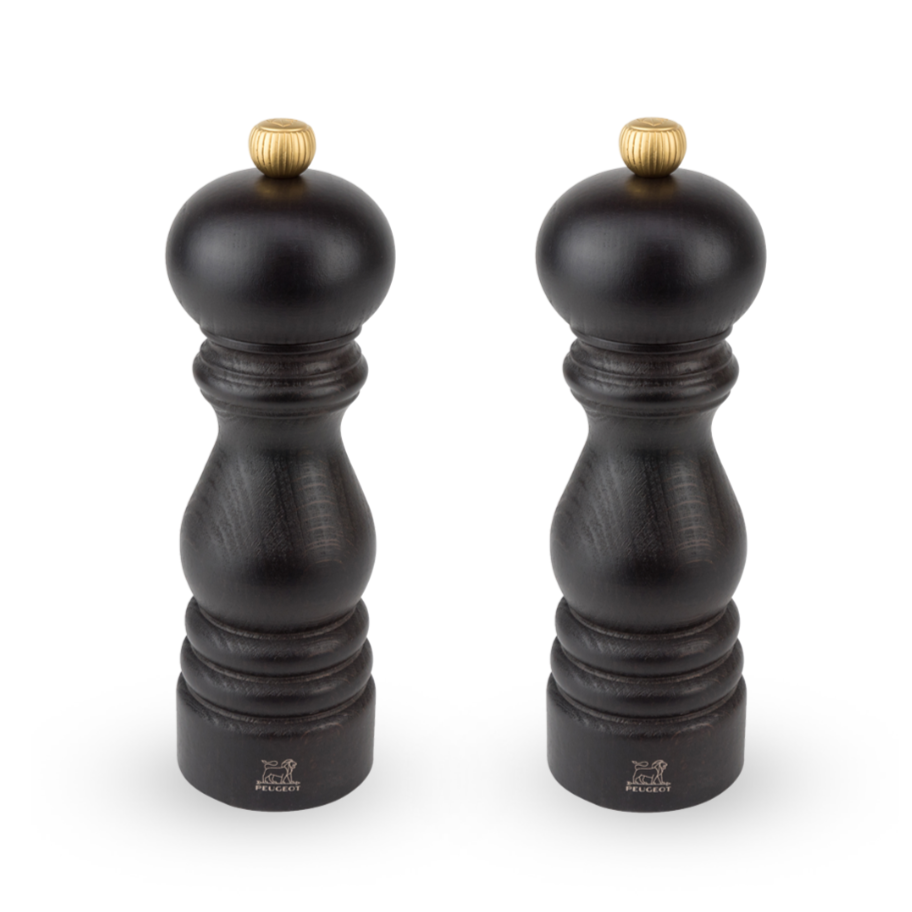 Load image into Gallery viewer, PEUGEOT Paris Salt/Pepper Mill Set Chocolate Duo - 18cm