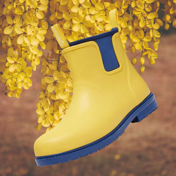 SLOGGERS Womens 'OUTNABOUT' Boot - Sulphur/Navy **LIMITED STOCK**