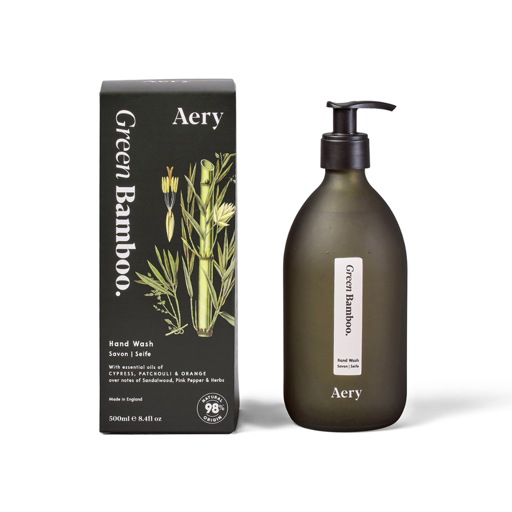 Load image into Gallery viewer, AERY LIVING 500ml Botanical Green Hand Wash - Green Bamboo