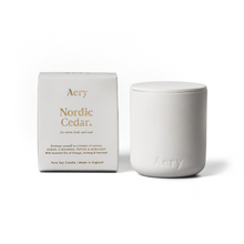 Load image into Gallery viewer, AERY LIVING Fernweh 280g Candle with Lid - Nordic Cedar
