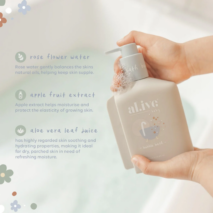 AL.IVE Baby Bubble Bath 320ml - Apple Blossom