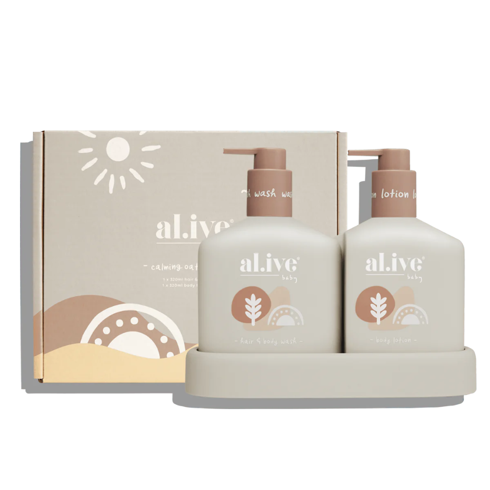 AL.IVE Baby Hair & Body Duo 320ml - Calming Oatmeal