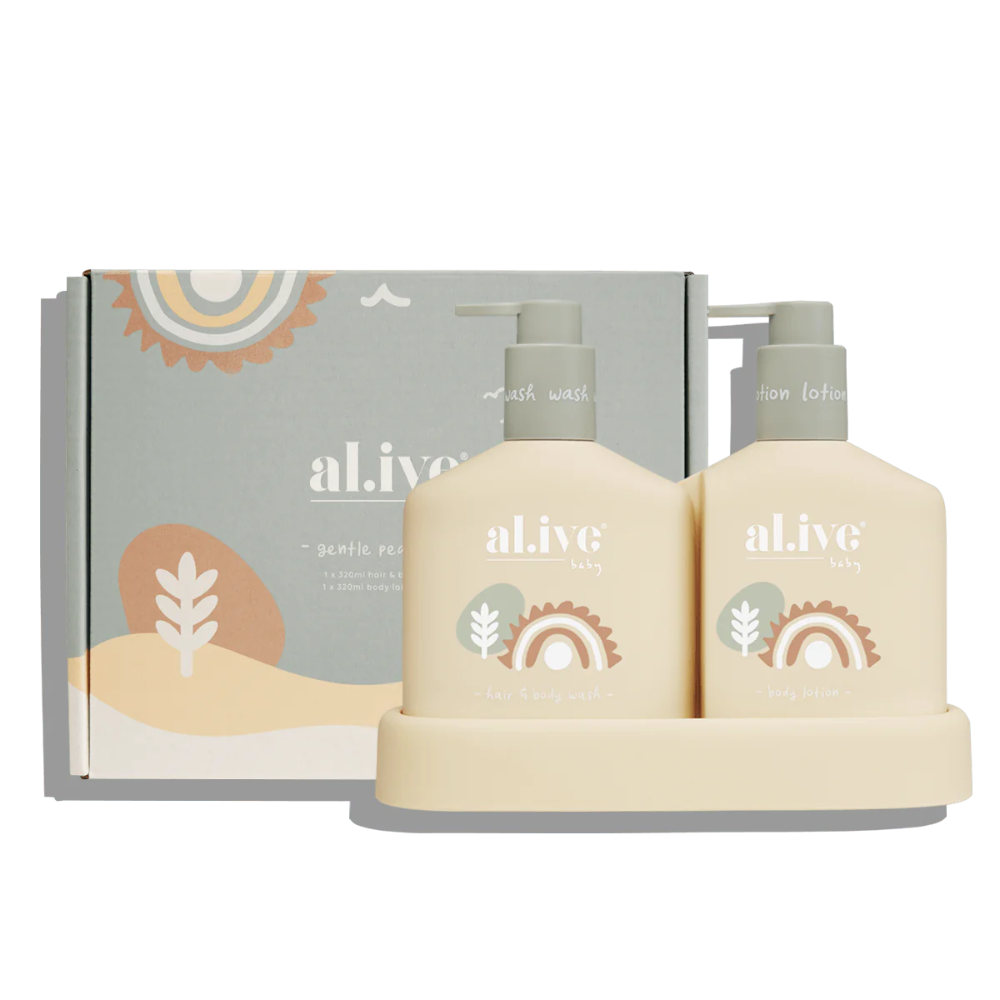 Load image into Gallery viewer, AL.IVE Baby Hair &amp; Body Duo 320ml - Gentle Pear