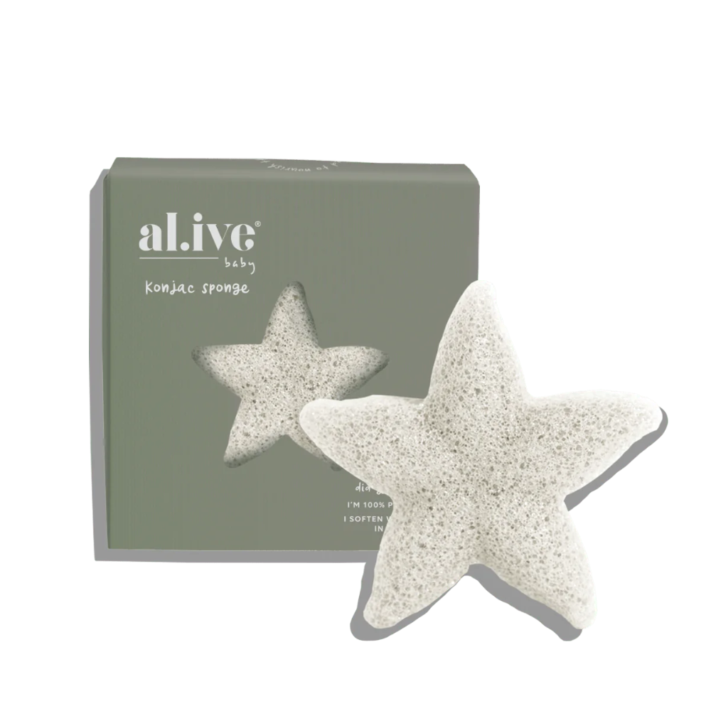 AL.IVE Baby Konjac Sponge - White