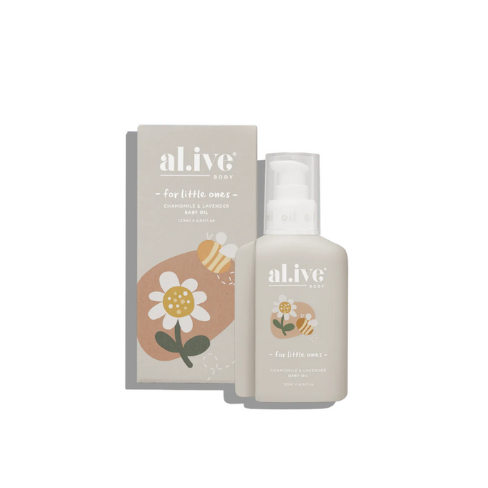 AL.IVE Baby Oil 120ml - Chamomile & Lavender