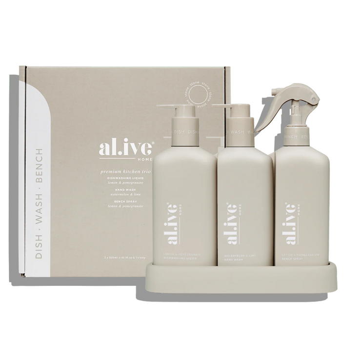 AL.IVE Kitchen Trio 300ml - Lemon & Pomegranate and Watermelon & Lime