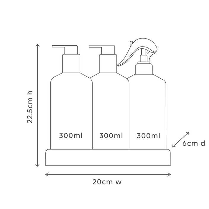 AL.IVE Kitchen Trio 300ml - Lemon Myrtle & Honeydew