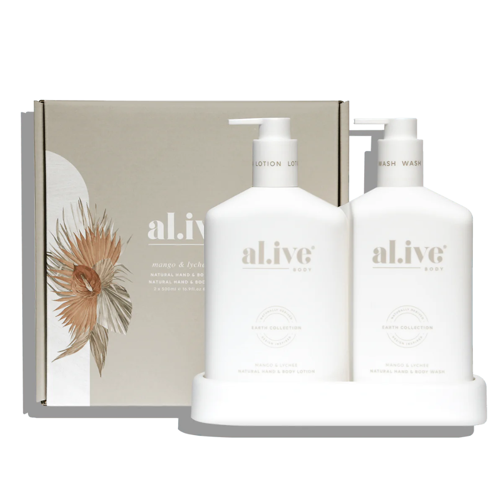 AL.IVE Wash & Lotion Duo 500ml - Mango & Lychee