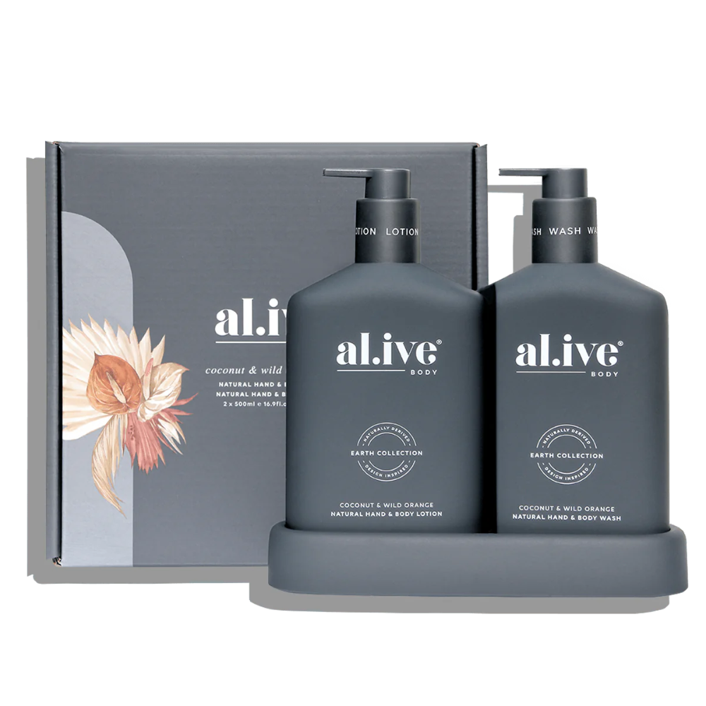 AL.IVE Wash & Lotion Duo 500ml - Coconut & Wild Orange