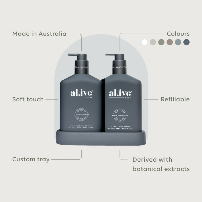 AL.IVE Wash & Lotion Duo 500ml - Coconut & Wild Orange