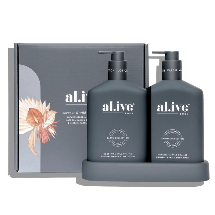 AL.IVE Wash & Lotion Duo 500ml - Coconut & Wild Orange