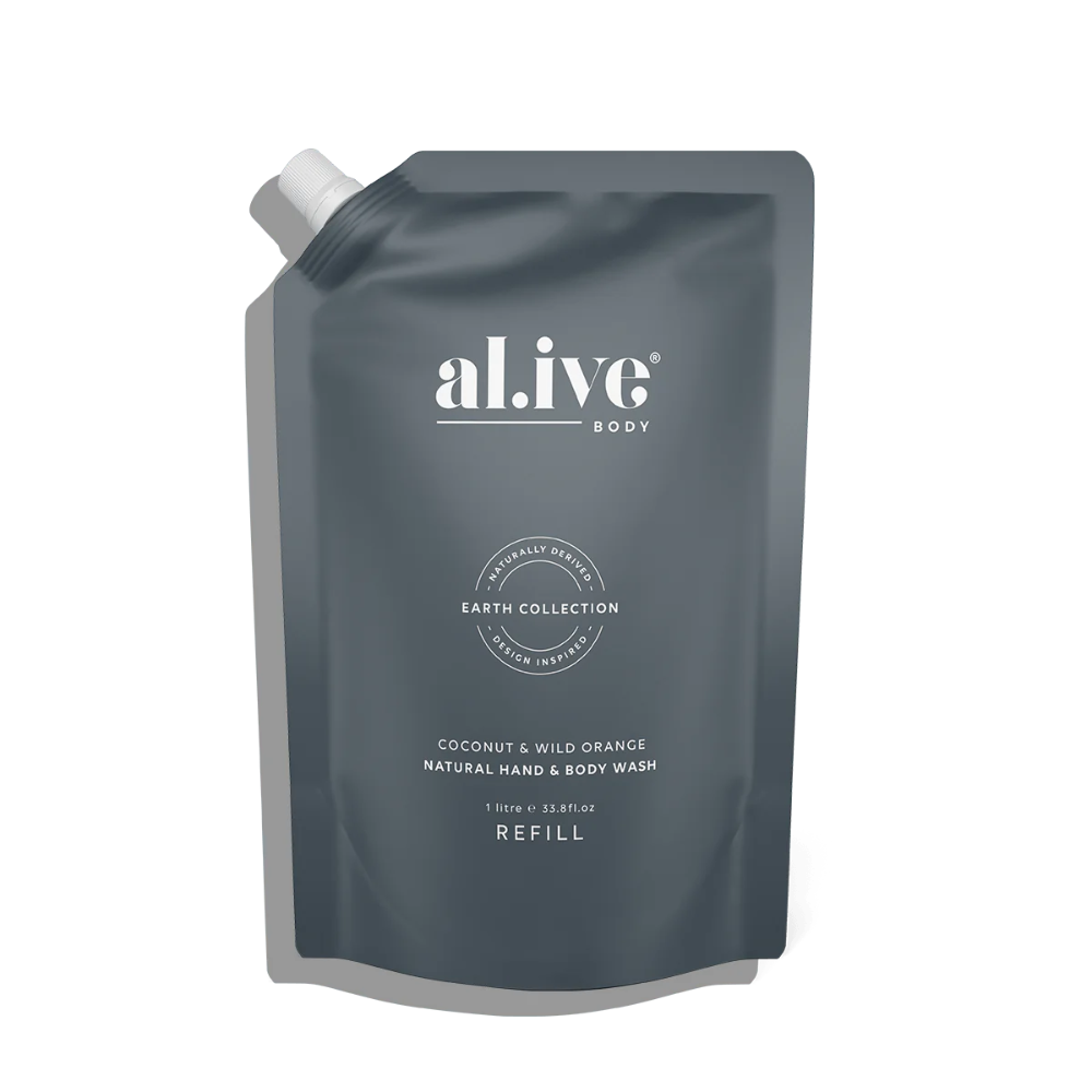 AL.IVE Wash Refill 1L - Coconut & Wild Orange