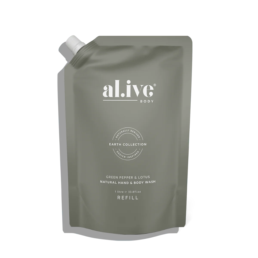 AL.IVE Wash Refill 1L - Green Pepper & Lotus