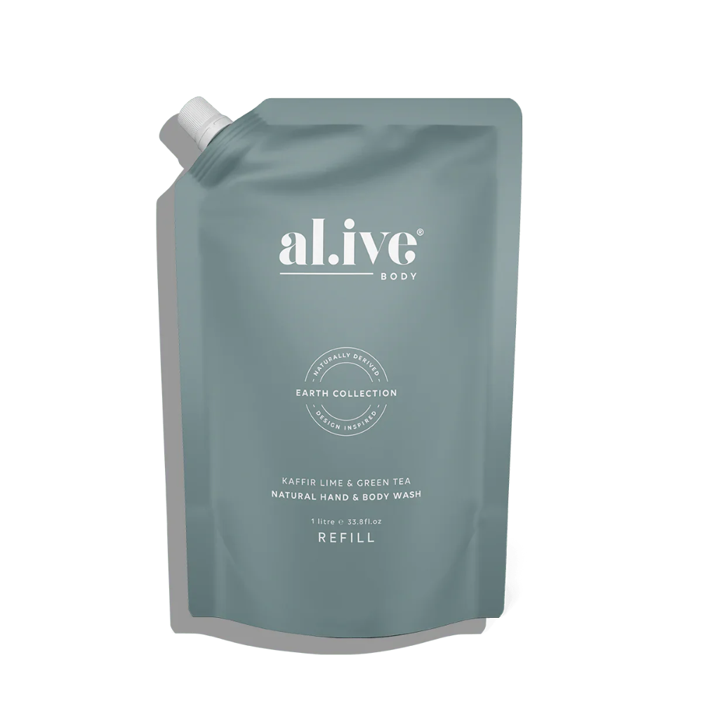 AL.IVE Wash Refill 1L - Kaffir Lime & Green Tea