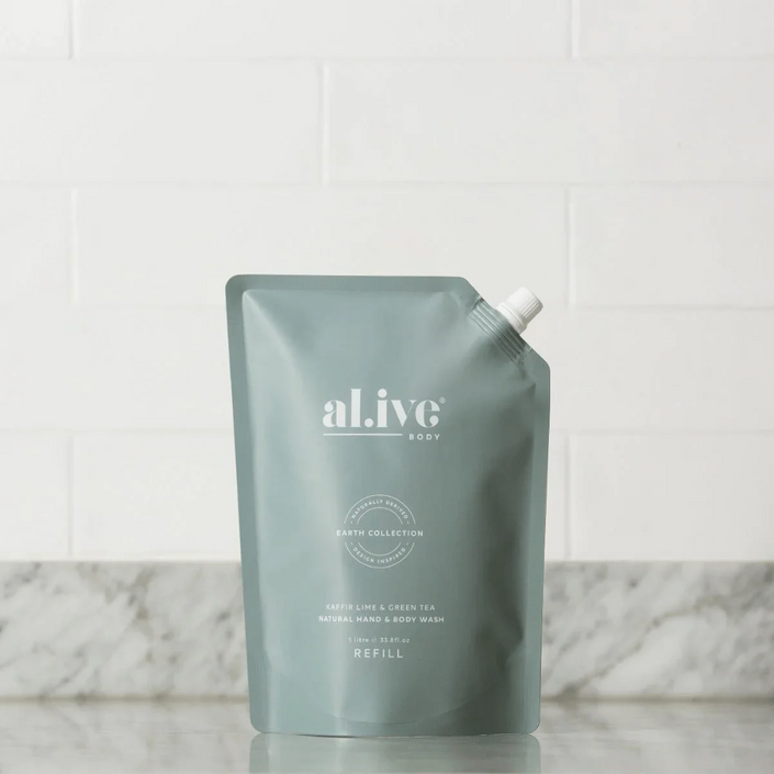 AL.IVE Wash Refill 1L - Kaffir Lime & Green Tea