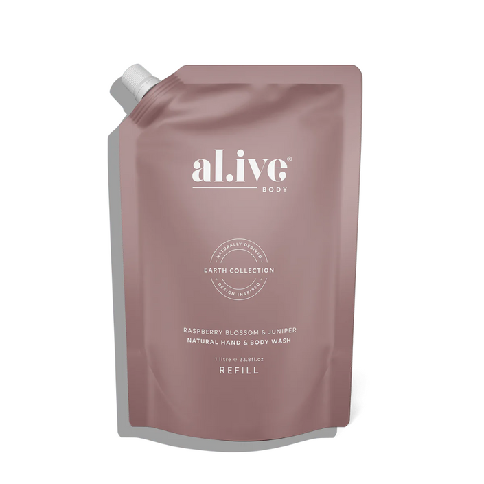 AL.IVE Wash Refill 1L - Raspberry Blossom & Juniper