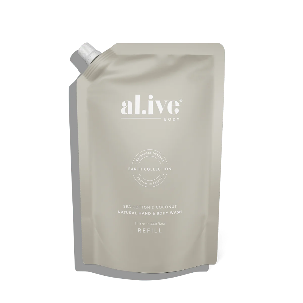 AL.IVE Wash Refill 1L - Sea Cotton & Coconut