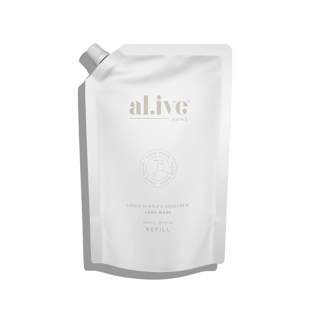 AL.IVE Hand Wash Refill 900ml - Lemon Myrtle & Honeydew