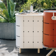 Load image into Gallery viewer, ALUVY JEAN Original Outdoor Storage Cabinet - Left - Blanc