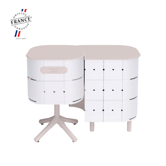 ALUVY MARCEL Original Charcoal Cook & Store Right - Blanc