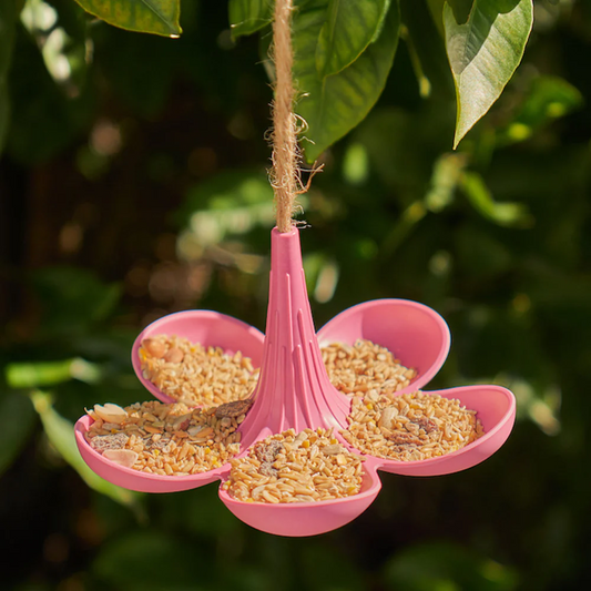 ANNABEL TRENDS Bamboo Bird Feeder - Pink