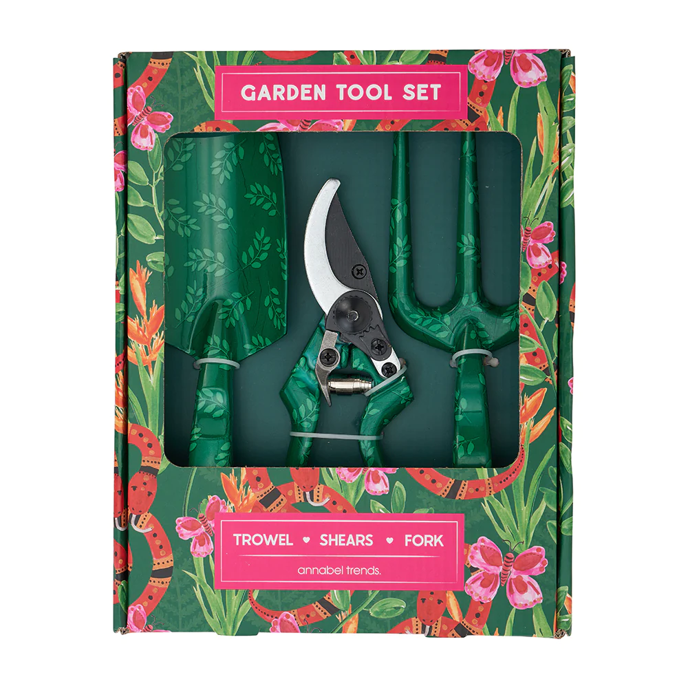 ANNABEL TRENDS Garden Tool Set – Jungle Snake