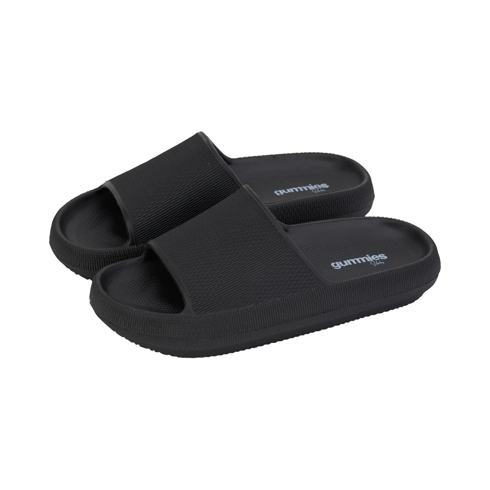 Load image into Gallery viewer, ANNABEL TRENDS Gummies Garden Slides - Black