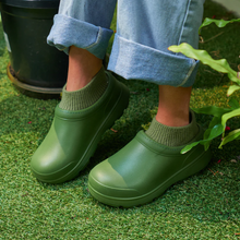 Load image into Gallery viewer, ANNABEL TRENDS Gummies Sherpa Lined Clog - Olive