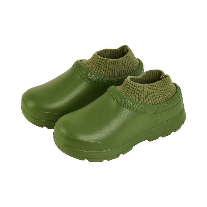 ANNABEL TRENDS Gummies Sherpa Lined Clog - Olive