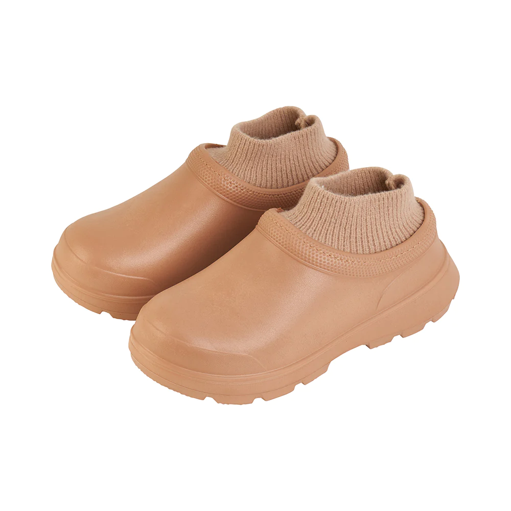 ANNABEL TRENDS Gummies Sherpa Lined Clog - Sand