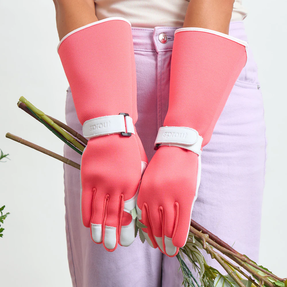 Load image into Gallery viewer, ANNABEL TRENDS Sprout Ladies&#39; Long Sleeve Gloves - Coral