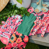 ANNABEL TRENDS Sprout Ladies' Goatskin Garden Gloves, Printed