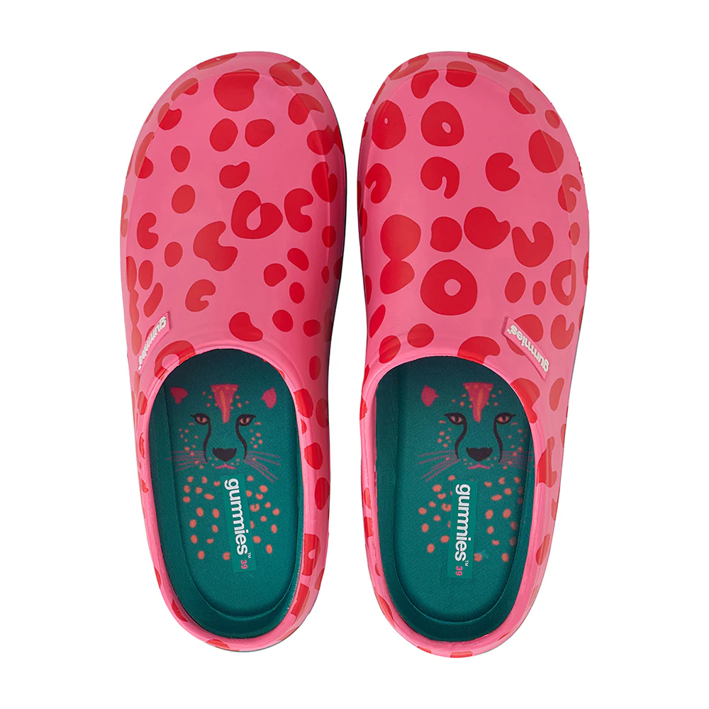 Load image into Gallery viewer, ANNABEL TRENDS Gummies Memory Foam Clog - Cheetah Spot Pink