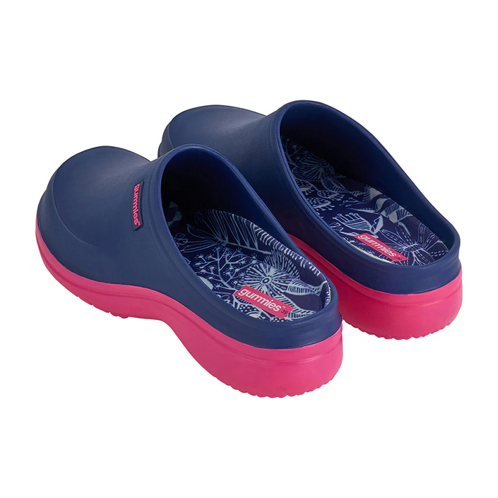 ANNABEL TRENDS Gummies Memory Foam Clog - Navy Natives Navy