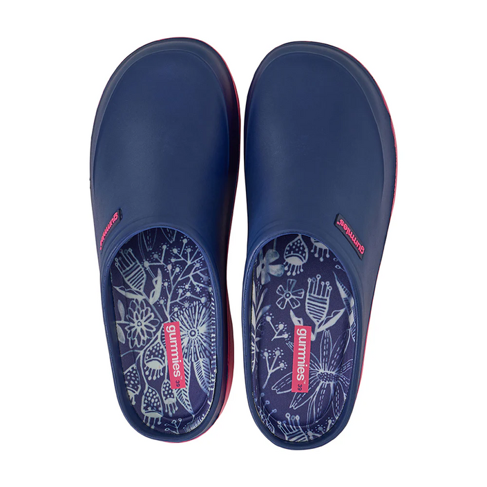 ANNABEL TRENDS Gummies Memory Foam Clog - Navy Natives Navy