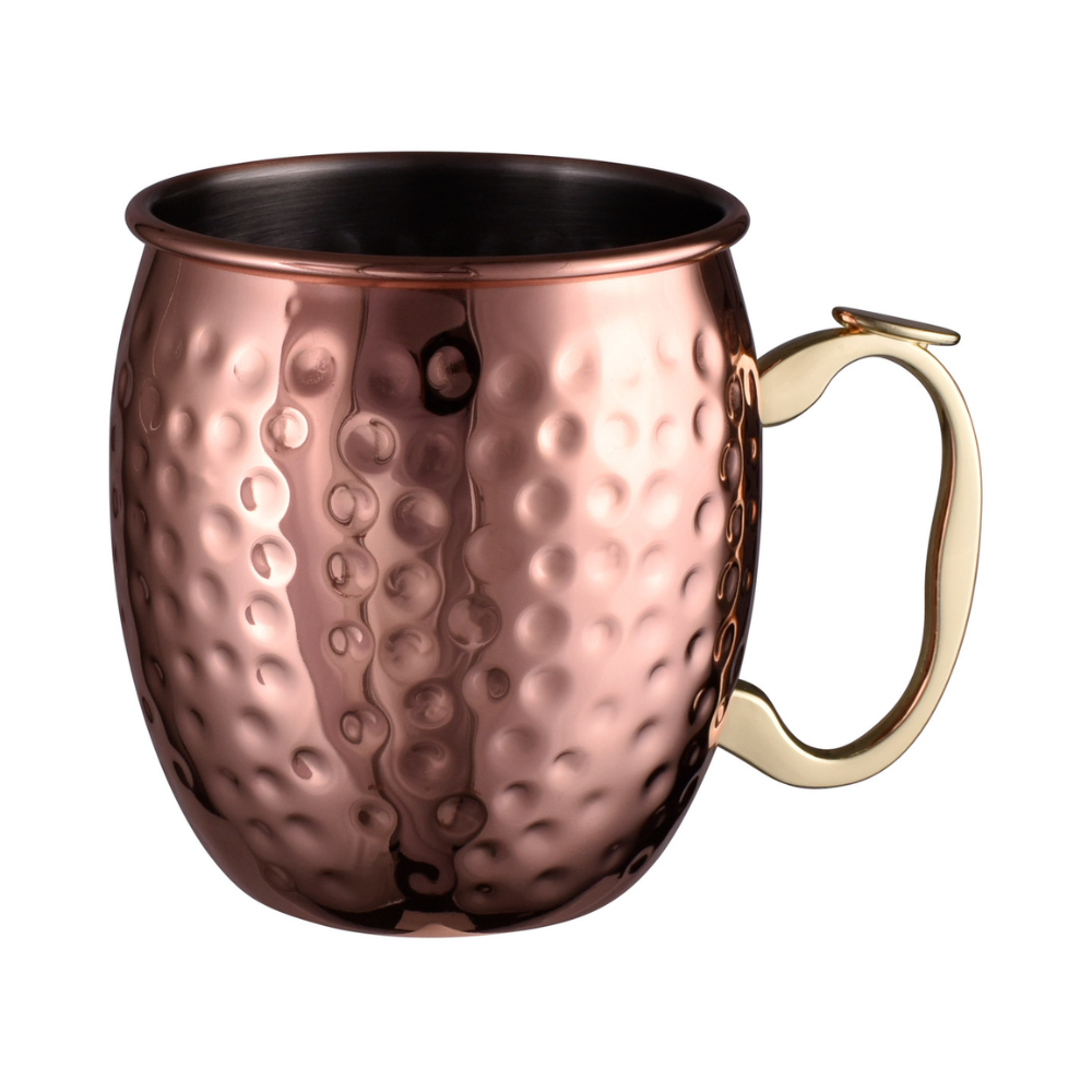 AVANTI Moscow Mule Mug Hammered Copper Plated 530ml