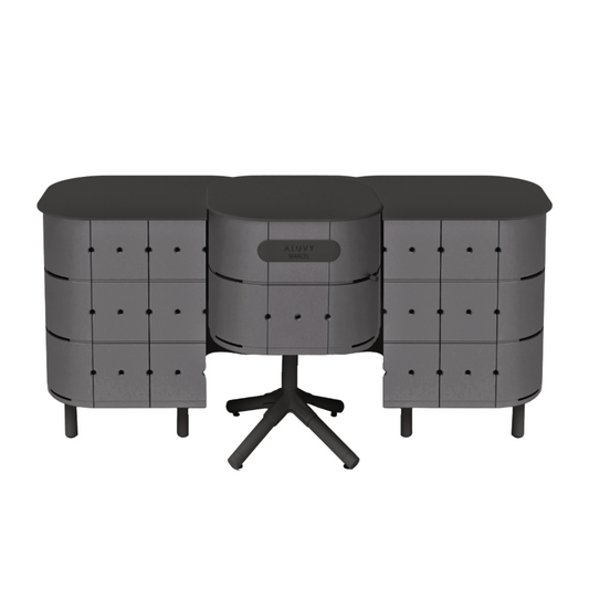 ALUVY MARCEL Original Charcoal Cook & JEAN Store Package - Anthracite